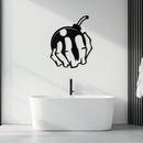 Bomb Hand Metal Wall Art - Edgy Modern Steel Decor - KAF085