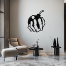 Bomb Hand Metal Wall Art - Edgy Modern Steel Decor - KAF085