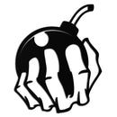 Bomb Hand Metal Wall Art - Edgy Modern Steel Decor - KAF085