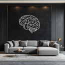 Brain Metal Wall Art - Modern Abstract Steel Wall Decor - KAF086