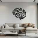 Brain Metal Wall Art - Modern Abstract Steel Wall Decor - KAF086