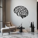 Brain Metal Wall Art - Modern Abstract Steel Wall Decor - KAF086