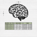Brain Metal Wall Art - Modern Abstract Steel Wall Decor - KAF086
