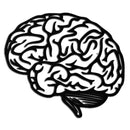 Brain Metal Wall Art - Modern Abstract Steel Wall Decor - KAF086