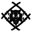 Samurai Wolf Metal Wall Art - Unique Warrior-Inspired Steel Decor - KAF087