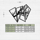 Abstract Tree Branch Metal Wall Art - Modern Geometric Steel Decor - KAF088