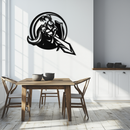 Knight Metal Wall Art - Medieval Warrior Wall Decor - KAF089