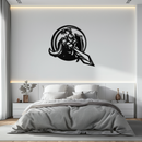Knight Metal Wall Art - Medieval Warrior Wall Decor - KAF089