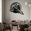 Knight Metal Wall Art - Medieval Warrior Wall Decor - KAF089