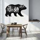 Mountain Bear Metal Wall Art - Nature-Inspired Wildlife Decor - KAF094