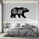 Mountain Bear Metal Wall Art - Nature-Inspired Wildlife Decor - KAF094