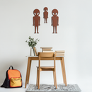 Alien Trio Metal Wall Art - Futuristic Sci-Fi Themed Wall Decor - KAF097