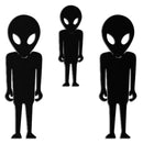 Alien Trio Metal Wall Art - Futuristic Sci-Fi Themed Wall Decor - KAF097