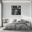 Tiger Metal Wall Art - Jungle-Inspired Modern Steel Wall Decor - KAF102