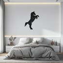 Geometric Horse Metal Wall Art - Modern Steel Horse Silhouette - KAF108