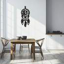 Dreamcatcher Metal Wall Art - Boho-Inspired Steel Wall Decor - KAF113