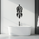 Dreamcatcher Metal Wall Art - Boho-Inspired Steel Wall Decor - KAF113