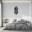 Dreamcatcher Metal Wall Art - Boho-Inspired Steel Wall Decor - KAF113