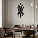 Dreamcatcher Metal Wall Art - Boho-Inspired Steel Wall Decor - KAF113