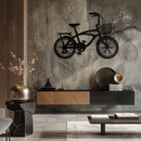 Bicycle Metal Wall Art - Modern Industrial Bike Decor - KAF124