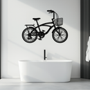 Bicycle Metal Wall Art - Modern Industrial Bike Decor - KAF124