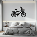 Bicycle Metal Wall Art - Modern Industrial Bike Decor - KAF124