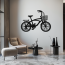 Bicycle Metal Wall Art - Modern Industrial Bike Decor - KAF124