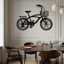 Bicycle Metal Wall Art - Modern Industrial Bike Decor - KAF124
