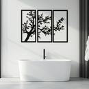 Branch Trio Metal Wall Art - 3-Piece Modern Steel Wall Decor - KAF132
