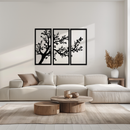 Branch Trio Metal Wall Art - 3-Piece Modern Steel Wall Decor - KAF132