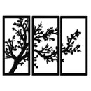 Branch Trio Metal Wall Art - 3-Piece Modern Steel Wall Decor - KAF132