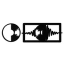 Soundwave Vinyl Record Metal Wall Art - Modern Music-Inspired Steel Wall Decor - KAF133