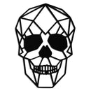 Geometric Skull Metal Wall Art - Modern Skull-Inspired Steel Decor - KAF134