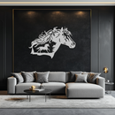 Horse Silhouette Metal Wall Art – Modern & Stylish - KAF137