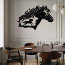Horse Silhouette Metal Wall Art – Modern & Stylish - KAF137