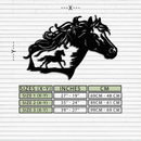 Horse Silhouette Metal Wall Art – Modern & Stylish - KAF137