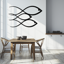 Minimalist Fish Metal Wall Art – Modern Coastal Decor - KAF139