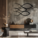 Minimalist Fish Metal Wall Art – Modern Coastal Decor - KAF139