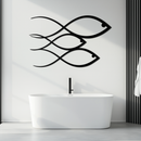 Minimalist Fish Metal Wall Art – Modern Coastal Decor - KAF139