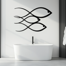 Minimalist Fish Metal Wall Art – Modern Coastal Decor - KAF139