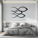 Minimalist Fish Metal Wall Art – Modern Coastal Decor - KAF139