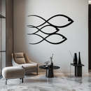 Minimalist Fish Metal Wall Art – Modern Coastal Decor - KAF139