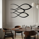 Minimalist Fish Metal Wall Art – Modern Coastal Decor - KAF139