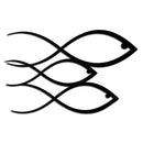 Minimalist Fish Metal Wall Art – Modern Coastal Decor - KAF139