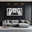 Gamer Controller Metal Wall Art - Modern Gaming Room Decor - KAF144