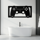 Gamer Controller Metal Wall Art - Modern Gaming Room Decor - KAF144