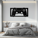 Gamer Controller Metal Wall Art - Modern Gaming Room Decor - KAF144