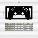 Gamer Controller Metal Wall Art - Modern Gaming Room Decor - KAF144