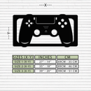 Gamer Controller Metal Wall Art - Modern Gaming Room Decor - KAF144