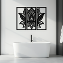 Mandala Lotus Metal Wall Art - Elegant & Spiritual Home Decor - KAF148